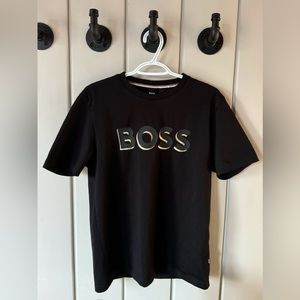 Boss Hugo Boss Men’s Gold and Black T Shirt